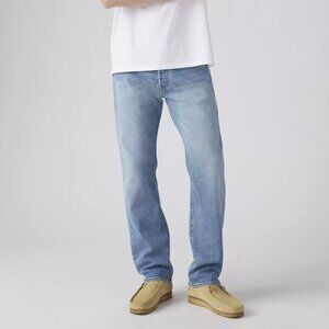 NEW Levi's 501 Original Fit Men's Jeans Straight Leg Medium Wash Mens 38 x 30